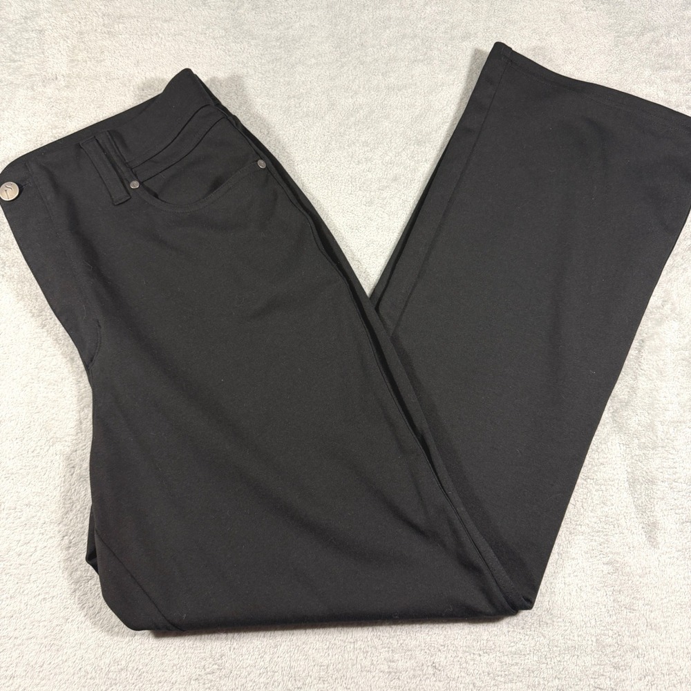 Simply Vera Vera Wang Bootcut Pants Womens XL Black Stretch Workwear Trousers